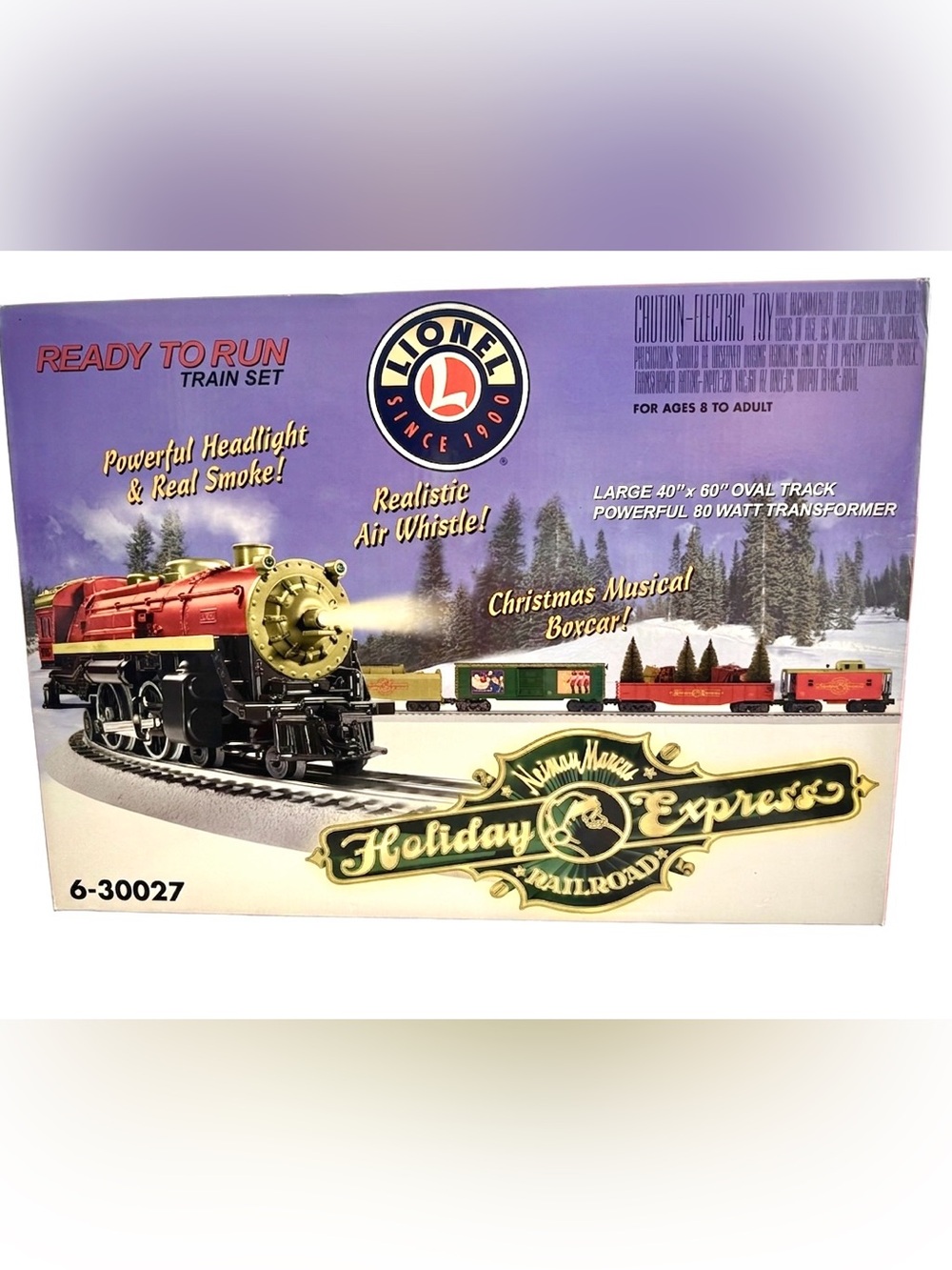 RARE 2005 Lionel Neiman Marcus Holiday Express Train Set Ready to Run